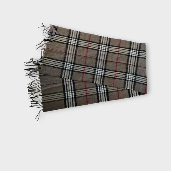 V Fraas Scarf Tan Black Earthy 11x48 Soft - Picture 1 of 9